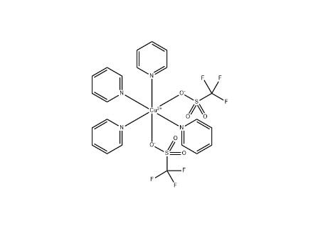 Tetrakis(pyridine)copper(II) triflate