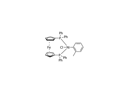 Chloro(2-methylphenyl)[1,1'-bis(diphenylphosphino)ferrocene]nickel (II)