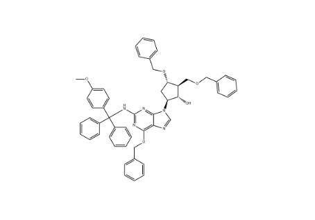 (2R,3S,5S)-3-(Benzyloxy)-5-[2-[[(4-methoxyphenyl)diphenylmethyl]amino]-6-(phenylmethoxy)-9H-purin-9-yl]-2-(benzyloxymethyl)cyclopentanol