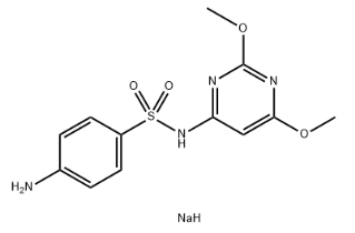 SULFAMONOMETHOXINE SODIUM 1037...